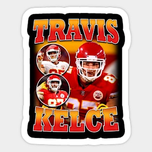 Travis Kelce Vintage Bootleg Sticker